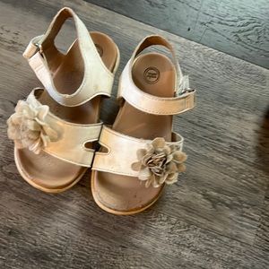 Cute white sandals